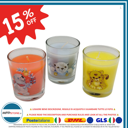 Candele 2pezzi thun dolce - 2pezzi,