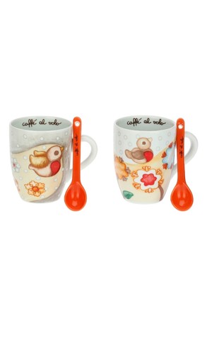 Thun set mug con - thun, cucchiaio