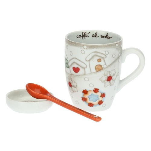 Thun mug tazza con cucchiaino - thun,